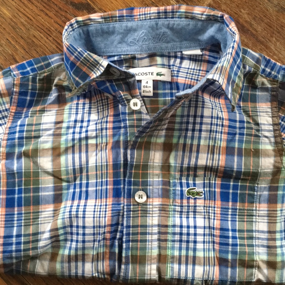 Boys Lacoste shirt